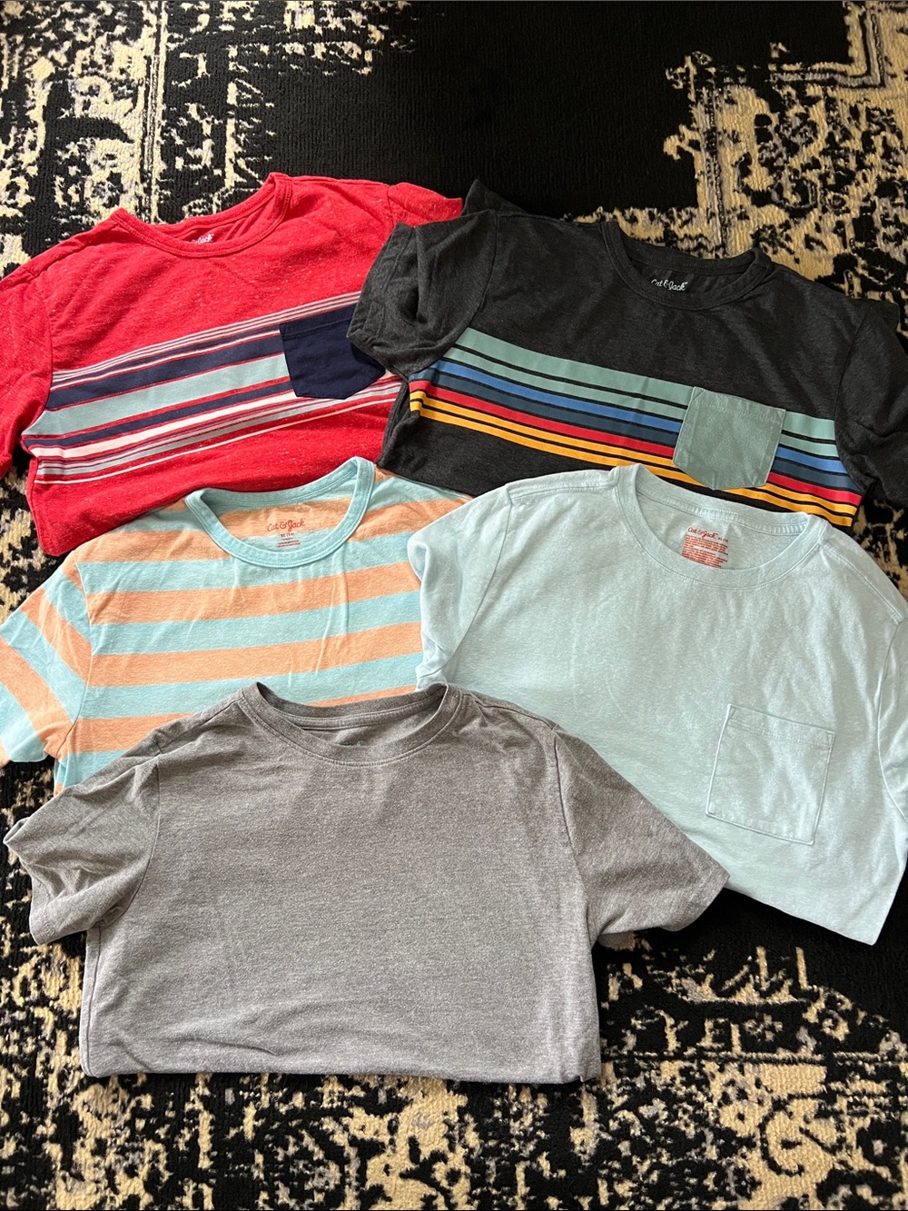 Boys 5 piece Cat & Jack Tshirt bundle size 14